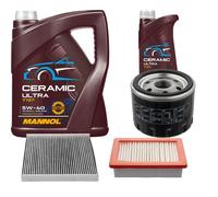 FEBI Controllo Set 6L MANNOL Ceramic 5W-40 Per Smart Fortwo Coupe 1.0
