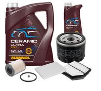 FEBI Controllo Set 6L MANNOL Ceramic 5W-40 Per Suzuki Grand Vitara II 1.9