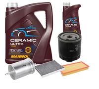 FEBI Controllo Set 6L MANNOL Ceramic 5W-40 Per VW Golf IV 1.6 FSI