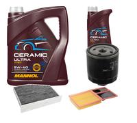 FEBI Controllo Set 6L MANNOL Ceramic 5W-40 Per VW Golf VI 1.4 Seat Leon