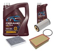 FEBI Controllo Set 6L MANNOL Ceramic 5W-40 Per VW Golf VII 2.0 GTI T-ROC