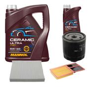 FEBI Controllo Set 6L MANNOL Ceramic 5W-40 Per VW Polo 1.4 Seat Ibiza IV