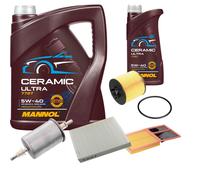 FEBI Controllo Set 6L MANNOL Ceramic 5W-40 Per VW Polo 1.6 16V Seat Ibiza