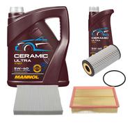 FEBI Controllo Set 6L MANNOL Ceramic 5W-40 Per VW Polo 1.8 GTI Seat Ibiza IV