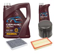 FEBI Controllo Set 6L MANNOL Ceramic 5W-40 Per VW T-ROC 1.5 TSI Golf VII