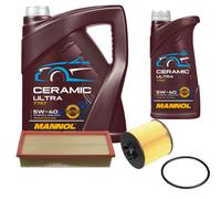 FEBI Controllo Set 6L MANNOL Ceramic 5W-40 Per VW Touran 1.4 TSI Tiguan