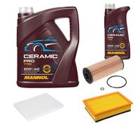 FEBI Controllo Set 6L MANNOL Ceramic Pro 10W-40 Per VW Caddy II Kasten 9K9A