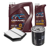 Febi Controllo Set 6L mannol Ceramica 5W-30 per Suzuki Grand Vitara II 2.4