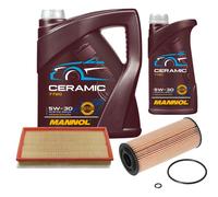 Febi Controllo Set 6L mannol Ceramica 5W-30 per VW Golf IV Variante Di 1.9