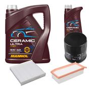 Febi Controllo Set 6L mannol Ceramica 5W-40 per Dacia Duster Renault Clio IV