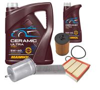 Febi Controllo Set 6L mannol Ceramica 5W-40 per Mercedes-Benz