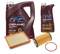 Febi Controllo Set 6L mannol Ceramica 5W-40 per Opel Astra H Twintop 1.6