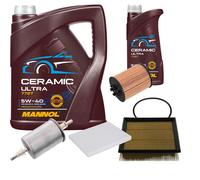 Febi Controllo Set 6L mannol Ceramica 5W-40 per Opel Corsa C Kasten