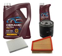 Febi Controllo Set 6L mannol Ceramica 5W-40 per Seat Ibiza III 1.8 T Cupra Rs R