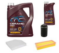 Febi Controllo Set 6L mannol Ceramica. Pro 10W-40 per Audi A4 Avant 8K5