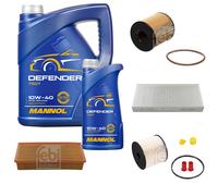 FEBI Controllo Set 6L MANNOL Defender 10W-40 Per Citroën Jumpy Kasten