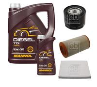 Febi Controllo Set 6L mannol Diesel Tdi 5W-30 per Fiat Ducato Kasten
