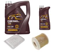 FEBI Controllo Set 6L MANNOL Diesel TDI 5W-30 Per Toyota Yaris NLP13