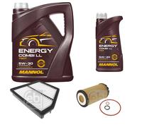 FEBI Controllo Set 6L MANNOL Energy Combi LL 5W-30 Per Hyundai Matrix FC