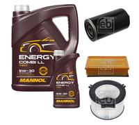 FEBI Controllo Set 6L MANNOL Energy Combi LL 5W-30 Per VW Transporter IV