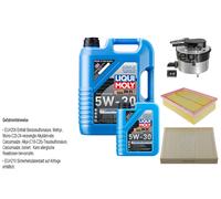Febi Controllo Set 6L Motore Liqui Moly 5W-30 da Molto Tempo High-Tech per Opel