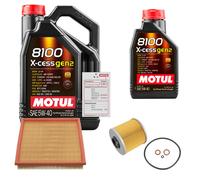 FEBI Controllo Set 6L MOTUL 8100 X-CESS 5W-40 Per BMW 3er Compact 316i