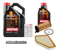 FEBI Controllo Set 6L MOTUL 8100 X-CESS 5W-40 Per BMW 3er Touring 318d