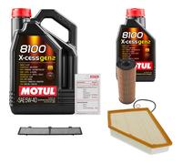FEBI Controllo Set 6L MOTUL 8100 X-CESS 5W-40 Per BMW 3er Touring 318d