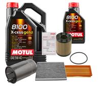 FEBI Controllo Set 6L MOTUL 8100 X-CESS 5W-40 Per Fiat Grande Punto 1.9 D