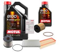 FEBI Controllo Set 6L MOTUL 8100 X-CESS 5W-40 Per Fiat Scudo 2.0 D Multijet