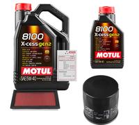 FEBI Controllo Set 6L MOTUL 8100 X-CESS 5W-40 Per Nissan Murano II 3.5 4x4
