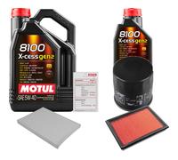 FEBI Controllo Set 6L MOTUL 8100 X-CESS 5W-40 Per Renault Koleos I 2.5 4x4