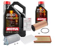 FEBI Controllo Set 6L MOTUL 8100 X-CESS 5W-40 Per Seat Toledo II 1.9 TDi
