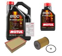 FEBI Controllo Set 6L MOTUL 8100 X-CESS 5W-40 Per VW Arteon 2.0 TSI 4MOTION