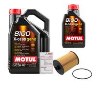 FEBI Controllo Set 6L MOTUL 8100 X-CESS 5W-40 Per VW CC 3.6 FSI 4MOTION