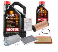 FEBI Controllo Set 6L MOTUL 8100 X-CESS 5W-40 Per VW Golf IV Van 1.9 TDI
