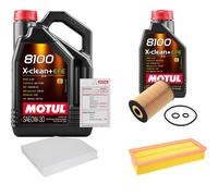 FEBI Controllo Set 6L MOTUL 8100 X-CLEAN 0W-30 Per Audi A4 Avant 2.0 TDI Q5