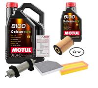 FEBI Controllo Set 6L MOTUL 8100 X-CLEAN 0W-30 Per Audi A4 Avant 2.0 TDI Q5