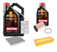 FEBI Controllo Set 6L MOTUL 8100 X-CLEAN 0W-30 Per Audi A4 Avant 2.0 TDI Q5