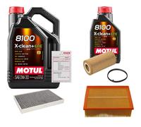 FEBI Controllo Set 6L MOTUL 8100 X-CLEAN 0W-30 Per Audi A4 Cabriolet 2.0