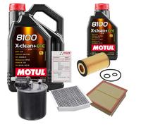 FEBI Controllo Set 6L MOTUL 8100 X-CLEAN 0W-30 Per Mercedes-Benz B-Klasse