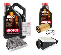 FEBI Controllo Set 6L MOTUL 8100 X-CLEAN 0W-30 Per Mercedes-Benz C-Klasse