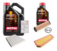 FEBI Controllo Set 6L MOTUL 8100 X-CLEAN 0W-30 Per Mercedes-Benz E-Klasse