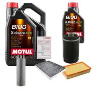 FEBI Controllo Set 6L MOTUL 8100 X-CLEAN 0W-30 Per VW Multivan VI 2.0 TSI