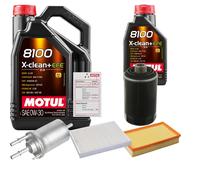 FEBI Controllo Set 6L MOTUL 8100 X-CLEAN 0W-30 Per VW Multivan VI 2.0 TSI