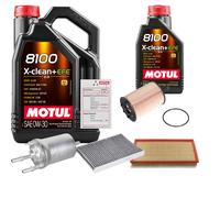 FEBI Controllo Set 6L MOTUL 8100 X-CLEAN 0W-30 Per VW New Beetle 2.3 V5 Bora