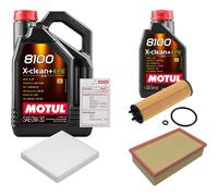 FEBI Controllo Set 6L MOTUL 8100 X-CLEAN 0W-30 Per VW Passat Variant 2.0 TDI