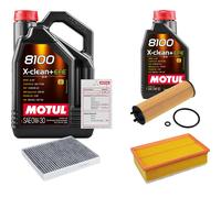 FEBI Controllo Set 6L MOTUL 8100 X-CLEAN 0W-30 Per VW Passat Variant 2.0 TDI