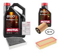 FEBI Controllo Set 6L MOTUL 8100 X-CLEAN 0W-30 Per VW Passat Variant 2.0 TDI