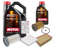FEBI Controllo Set 6L MOTUL 8100 X-CLEAN 0W-30 Per VW Passat Variant 2.0 TDI